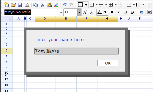 Styled Spreadsheet